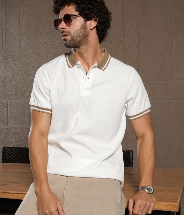 8243634c-0c19-4a5a-890e-aa808dbe19e51735884731052CampusSutraMenStripedPoloCollarRawEdgeT-shirt1